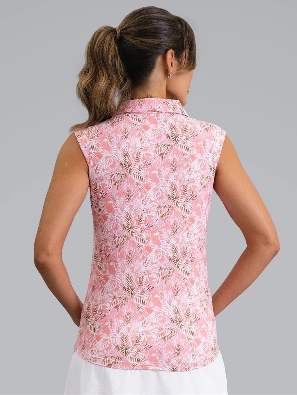 IBKUL Briana Sleeveless Polo - Picture 10 of 10